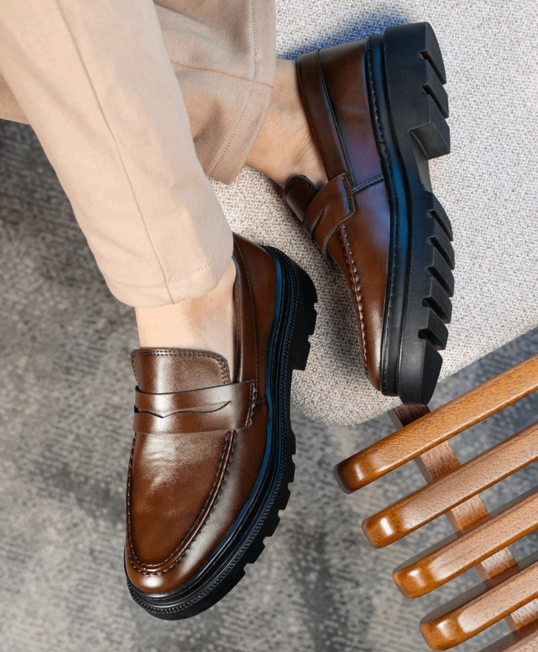 Mocassim Tratorado Elegante